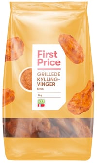 Kyllingvinger Miks Grillet 1kg First Price