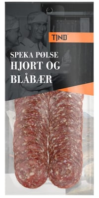 Speka Pølse Hjort&Blåbær 80g Tind