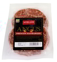 Angus Premium Hamburger 2 X 165g Frys Mydland