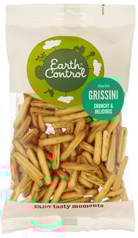 Earth Control Grissini med Hvitløk 80g