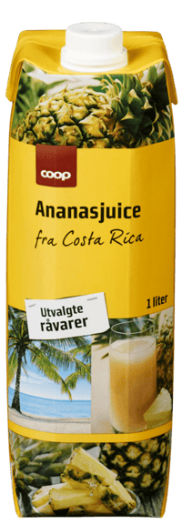 Coop Costa Rica Ananasjuice 1l