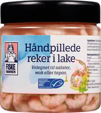 Reker i Lake Msc Håndpillede 400g Fiskemannen