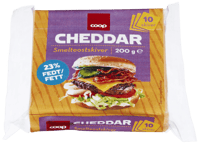 Coop Skivet Cheddar 200g