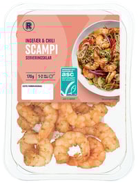 Scampi i Thaimarinade 170g Rema 1000