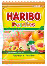 Fersken 57g Haribo