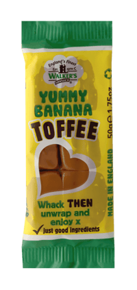 Walkers Yummy Banana Toffee Bar 50g