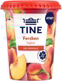 Yoghurt Fersken 500g Tine