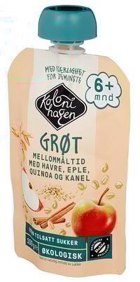Grøt m/Havre, Eple, Quinoa og Kanel 100g Kolonihagen