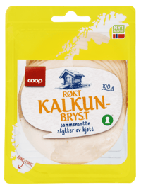 Coop Røkt Kalkunbryst 100g