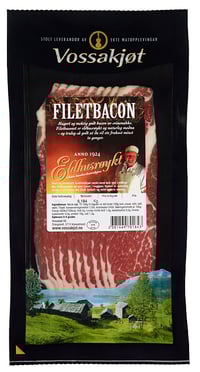 Filetbacon Eldhusrøykt Ca100g Vossakjøt
