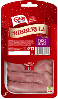 Gilde Ribberull tykke skiver 150g