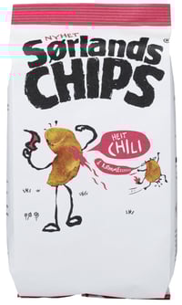Sørlandschips Chili&Rømme 180g