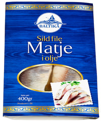 Sild File Matje i Olje Baltika 400g