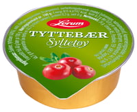 Tyttebærsyltetøy 100/24g Lerum