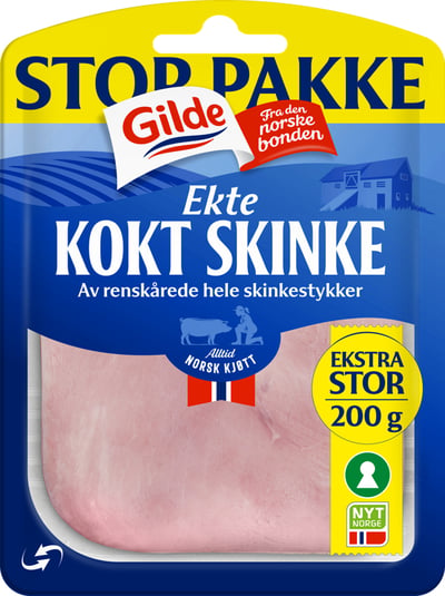 Ekte Kokt Skinke 200g