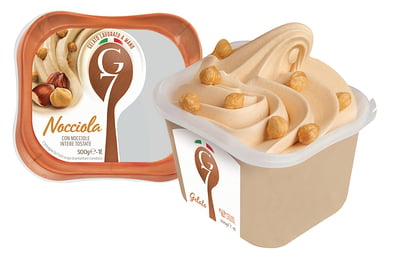 Nocciola 1l G7 Ekte Italiensk Iskrem