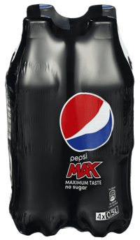 Pepsi Max 4stk x 0,5l, 2l