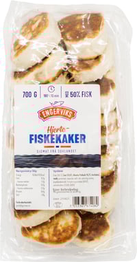 Hjertefiskekaker 700g Engerviks