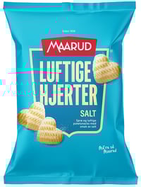 Luftige Hjerter Salt 100g Maarud