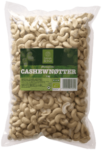 Sana Bona Økologiske Cashewnøtter 1000g