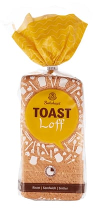Toast Loff Skåret 660g Bakehuset