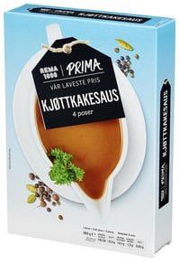 Kjøttkakesaus 4 stk