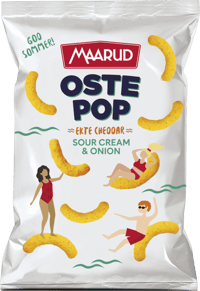 Maarud Ostepop Sourcream & Onion 100g