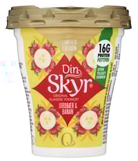 Skyr Jordbær&Banan 160g Q