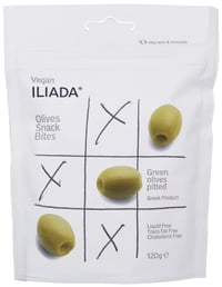 Oliven Grønn u/Sten 120g Iliada