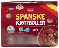 Coop Spanske Kjøttboller 360g
