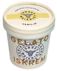 Jerseymeieriet Gelato Iskrem Vanilje 125ml