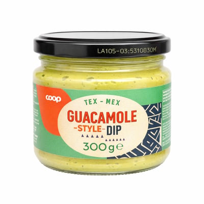 Tex Mex Guacamole Style Dip