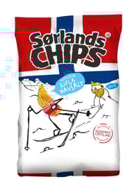 Sørlandschips Rifla Havsalt 180g