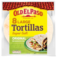 Tortillas Hvete Large 8stk, 23cm, 467 g