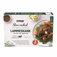 Coop Slow cooked Lammeskank Urter og rødvin