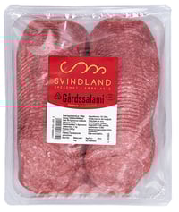 Gårds-salami 1kg Skåret