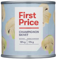 Champignon skivet 184g First Price