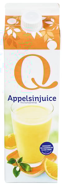 Q Appelsinjuice 1 l