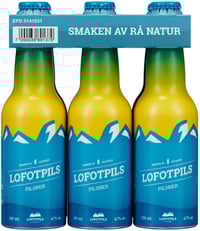 Lofotpils 0,33lx6 Alu flaske