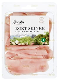 Kokt Skinke Løvtynne skiver 100g Jacobs