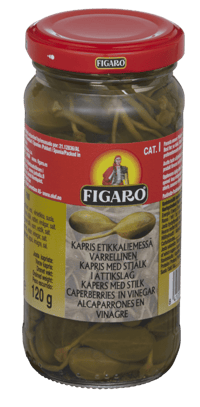 Figaro Kapers med Stilk 240g