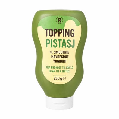 Toppingsaus med pistasj