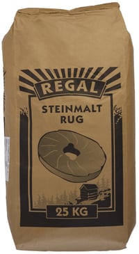 Steinmalt Rugmel 25kg Sekk Regal