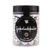 Sjokoladekuler Sølv 11mm 80g Cacas