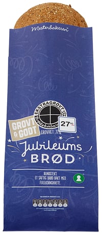 Jubileumsbrød 650 g Mesterbakeren