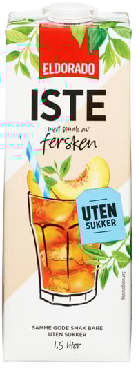 Iste Fersken u/Sukker 1,5l Eldorado