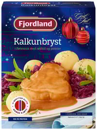Kalkunbryst i Fløtesaus 500g Fjordland