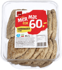 Coop Karbonader 1,2kg
