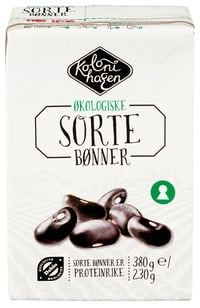 Sorte Bønner Øko 380g Kolonihagen