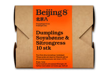 Dumplings Soya/Sitrongress 180g Beijing 8